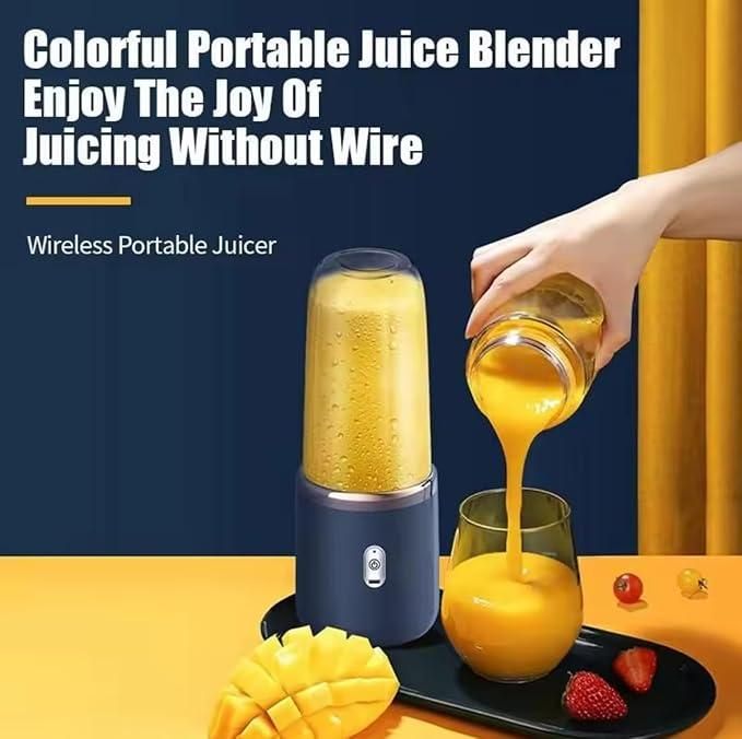 Portable Mini Juicer – USB Rechargeable Blender for Travel & Home