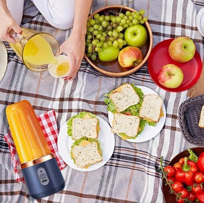 Portable Mini Juicer – USB Rechargeable Blender for Travel & Home