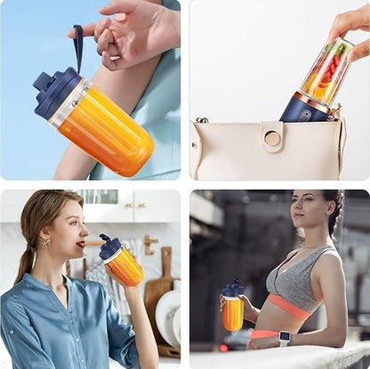 Portable Mini Juicer – USB Rechargeable Blender for Travel & Home