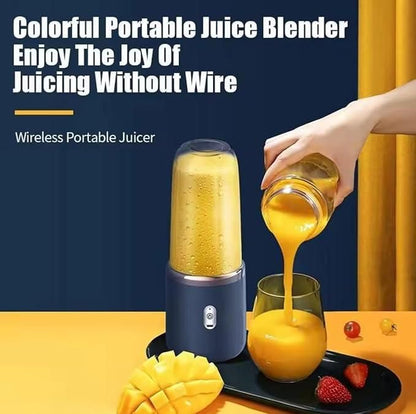 Portable Mini Juicer – USB Rechargeable Blender for Travel & Home
